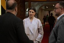Pozadí událostí na červeném koberci