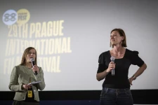 Projekce filmu Vévoda z Wellingtonu - producentka Nicky Bentham