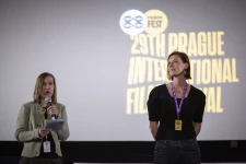 Projekce filmu Vévoda z Wellingtonu - producentka Nicky Bentham