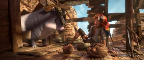 Snímek Robinson Crusoe: Na ostrově zvířátek