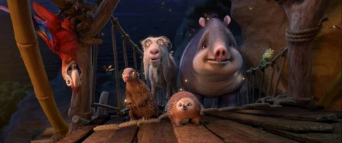 Snímek Robinson Crusoe: Na ostrově zvířátek